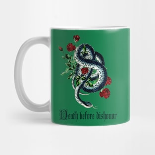 Death before dishonor. Snake Mug